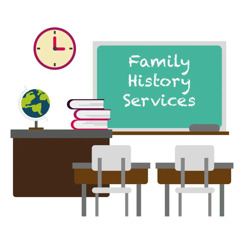 Learn family history icon