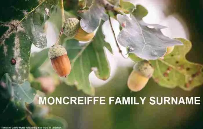 Moncreiffe Family Surname