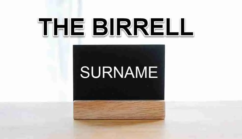 The Birrell Surname