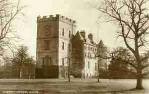 Postcard of Nisbet House in Berwickshire south of Duns