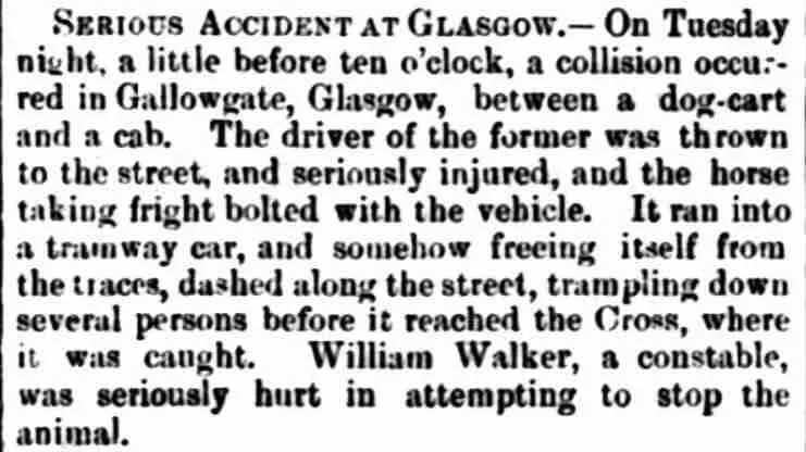 Tracing police ancestors in old newspaper articles