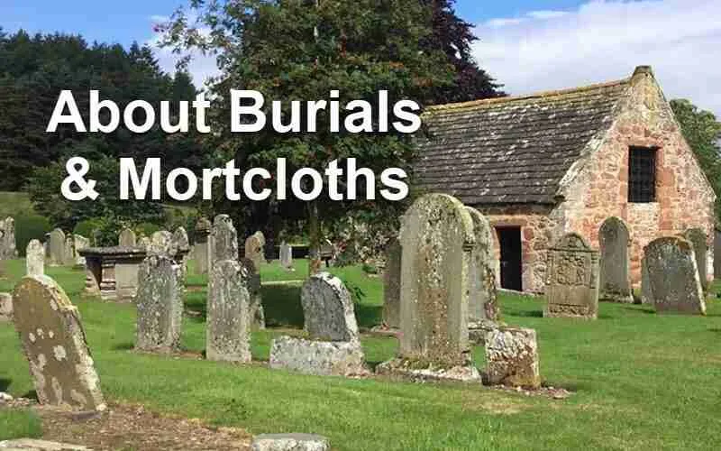 Edzell parish graveyard featuring burials