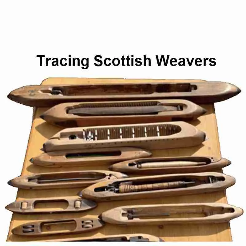 Weaving tools used by Scottish weavers