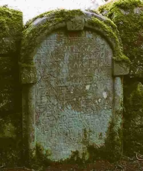 Gravestone of Robert Stirk at old Orwell Parish cemetery