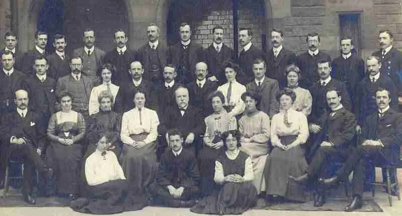 Group photo of teachers from Broughton school.