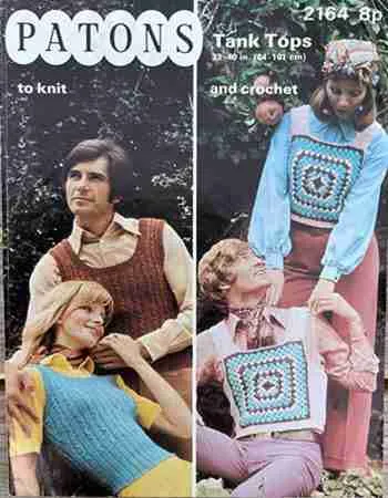 Knitting pattern from Paton's yarn business.