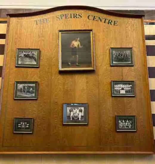 Alloa history - photos of Tommy Speirs at the Speirs Centre.