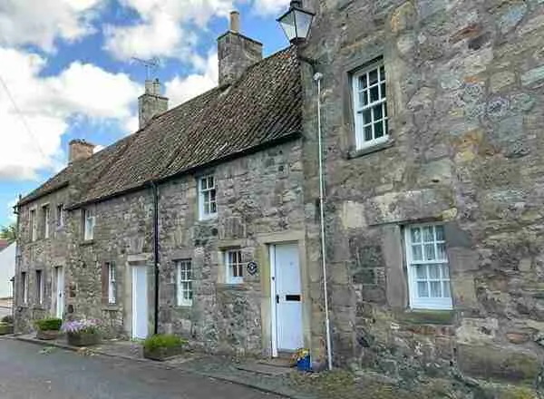 Old cottages in Falkland, Fife, Scotland