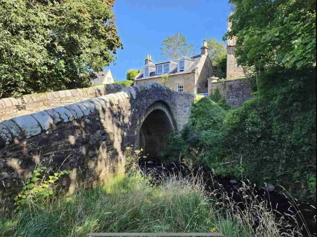 View of Ceres stone bridge.