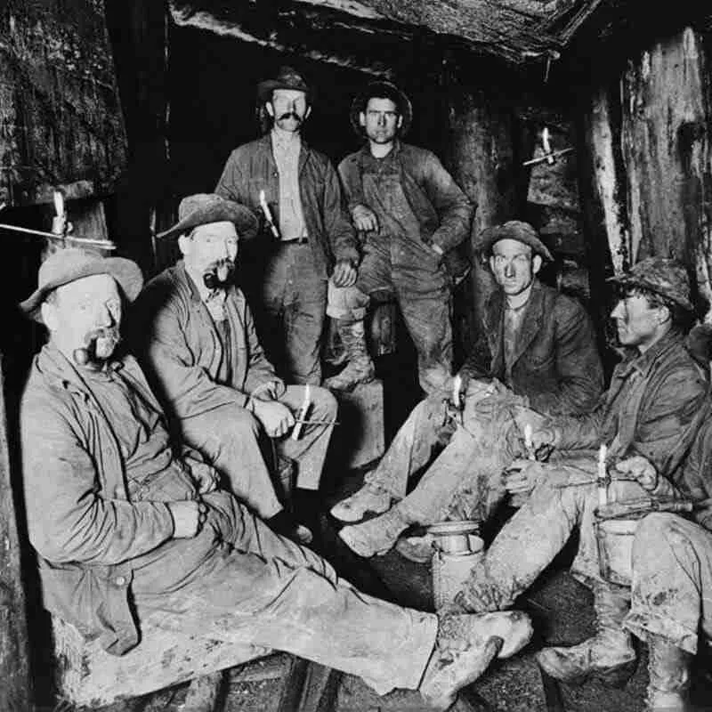 An old coal miner and his companions.