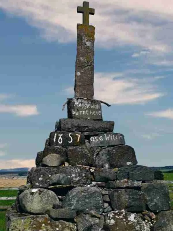 The Maggie Wall Memorial in Dunning Perthshire